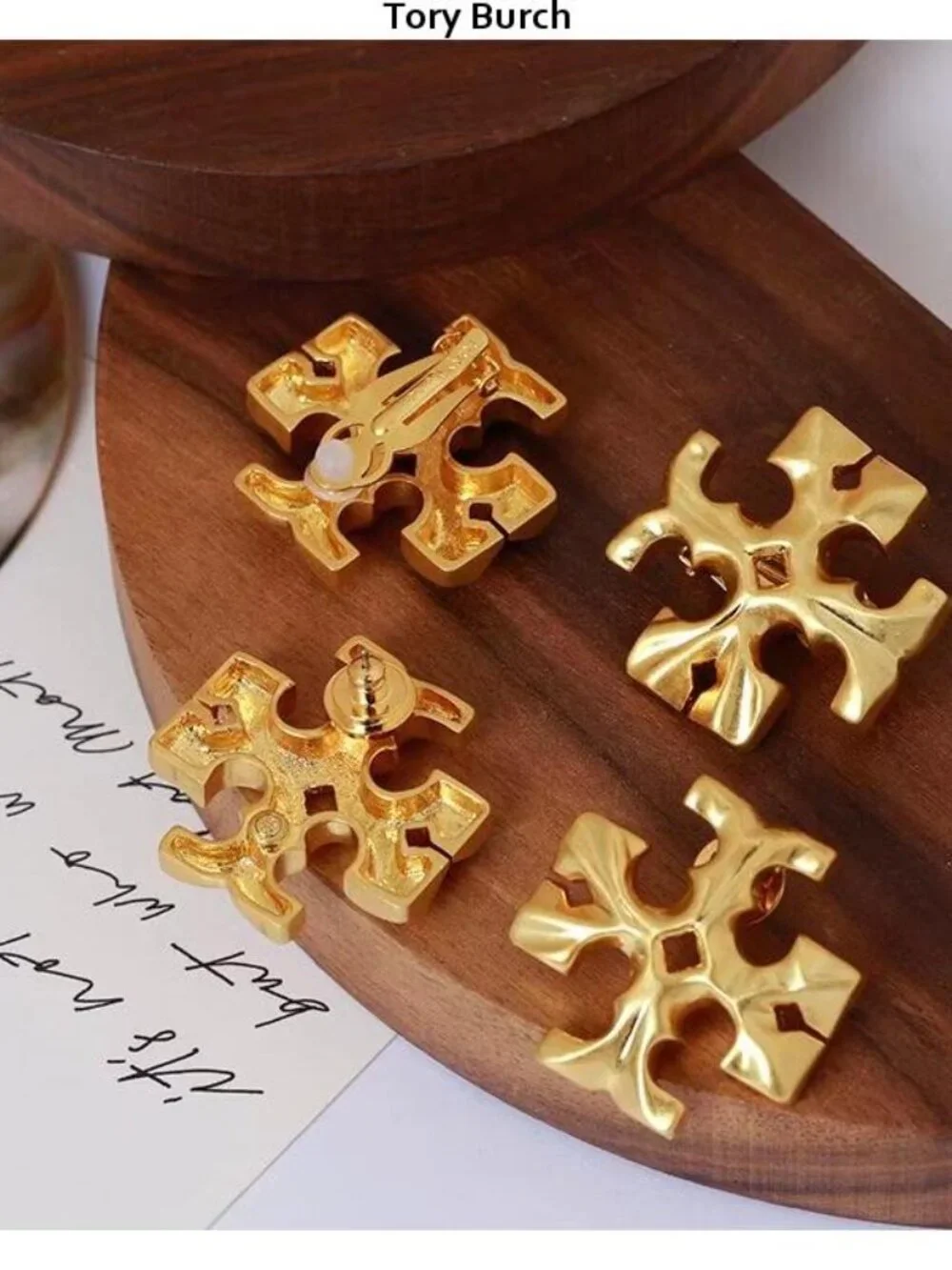 Tory Burch gold earrings